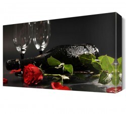 Şarap Gül Canvas Tablo (1)