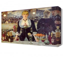 Bar Girl Canvas Tablo