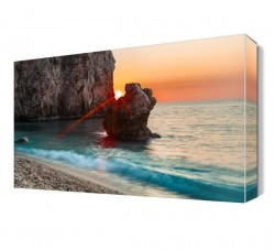 Denizde Kayalık Manzarası Canvas Tablo (1)