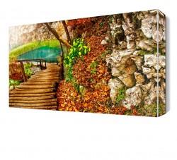 Sonbahar Yol Manzarası Canvas Tablo