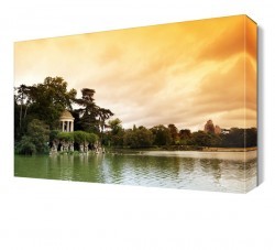 Göl ve Deniz Manzarası Canvas Tablo (1)