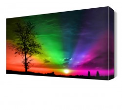 Renkli Gökyüzü Canvas Tablo