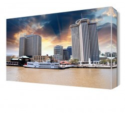 Gemi ve Şehir Manzarası Canvas Tablo (1)