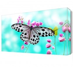 Çiçek ve Kelebek Canvas Tablo (1)