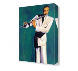 Yan Flüt Canvas Tablo