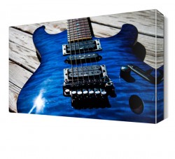 Mavi Gitar Canvas Tablo