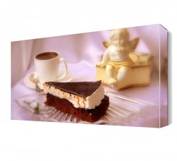 Pasta ve Kahve Canvas Tablo (1)