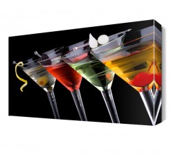 Renkli İçecekler Canvas Tablo