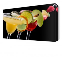 Meyveli İçecekler Canvas Tablo