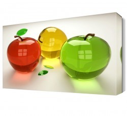 Renkli Elmalar Canvas Tablo (1)