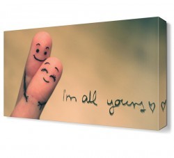 Mutlu Parmaklar Canvas Tablo (1)