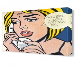 Pop Art Model2 Canvas Tablo