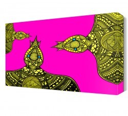 Pop Art Kuş Canvas Tablo (1)