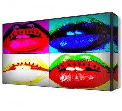 Pop Art Dudak Canvas Tablo (1)