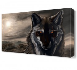 Kurt Köpeği Canvas Tablo
