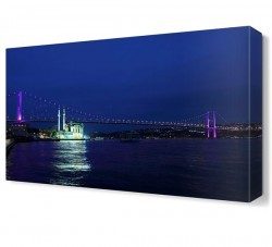İstanbul Boğaz Köprüsü Canvas Tablo (1)