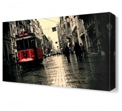 Taksim Tramway Canvas Tablo