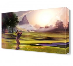 Golfçü Canvas Tablo