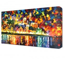 Lenoid Afvernov Şehir Canvas Tablo (1)