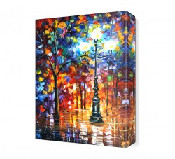 Yağmurlu Park Canvas Tablo