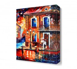 Komşularla Buluşma Canvas Tablo