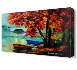 İki Sandal Canvas Tablo (1)