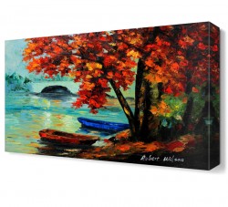 İki Sandal Canvas Tablo