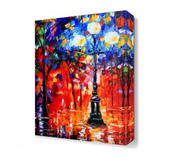 Sokak Lambası Canvas Tablo