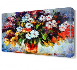 Vazodaki Buket Canvas Tablo