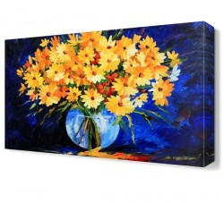 Sarı Çiçekler Canvas Tablo (1)