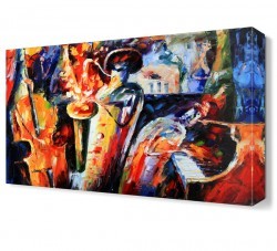 Enstrumanların Dansı Canvas Tablo (1)