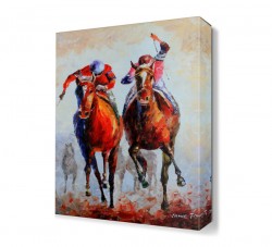 Victor Figol At Yarışı Canvas Tablo
