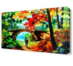 Aşıklar Köprüsü Canvas Tablo (1)