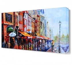 Victor Figol Yağmurlu Bir Gün Canvas Tablo (1)