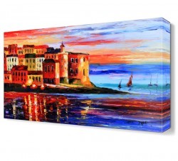 Çarpıcı Deniz Manzarası Canvas Tablo (1)