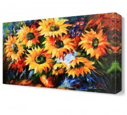 Ay Çiçeği Canvas Tablo (1)