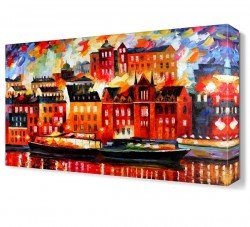 Hayali Şehir Canvas Tablo (1)