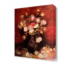 Pembe Çiçekler Canvas Tablo (1)