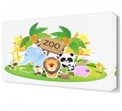 Zoo Canvas Tablo