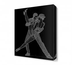 Siyah Dans Canvas Tablo (1)