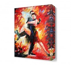 Ateşli Dans2 Canvas Tablo (1)