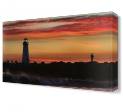 Deniz Feneri Gün Batımı Tablosu (1)