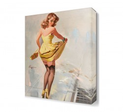 Rüzgarda Açılan Kız Tablosu