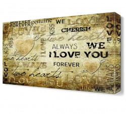 Aşk Yazısı Tablosu