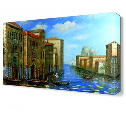 Evlerin Arasındaki Akarsu Tablosu