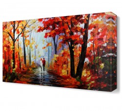 Sonbaharda Yürüyüş Tablosu