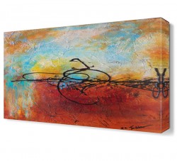 Siyah Kahve Rengi Çizgiler Tablosu