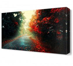 Kırmızı Dökülen Yapraklar Tablosu