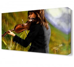 Keman Çalan Kız Tablosu