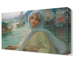 Kayıktaki Kadın Tablosu